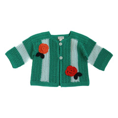 Kalinka - Penelope Crochet Jacket | Green