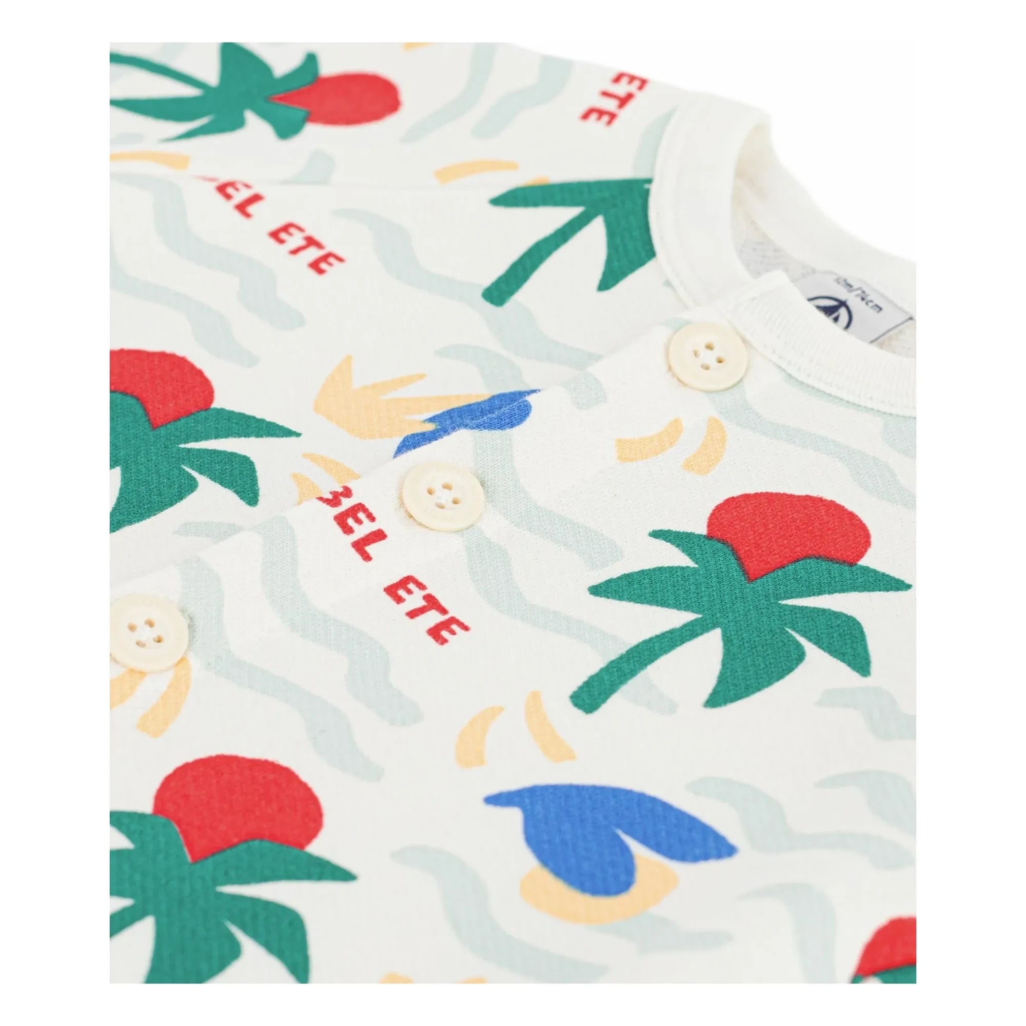 Petit Bateau - Bel Eté Fleece Tulum | Ecru