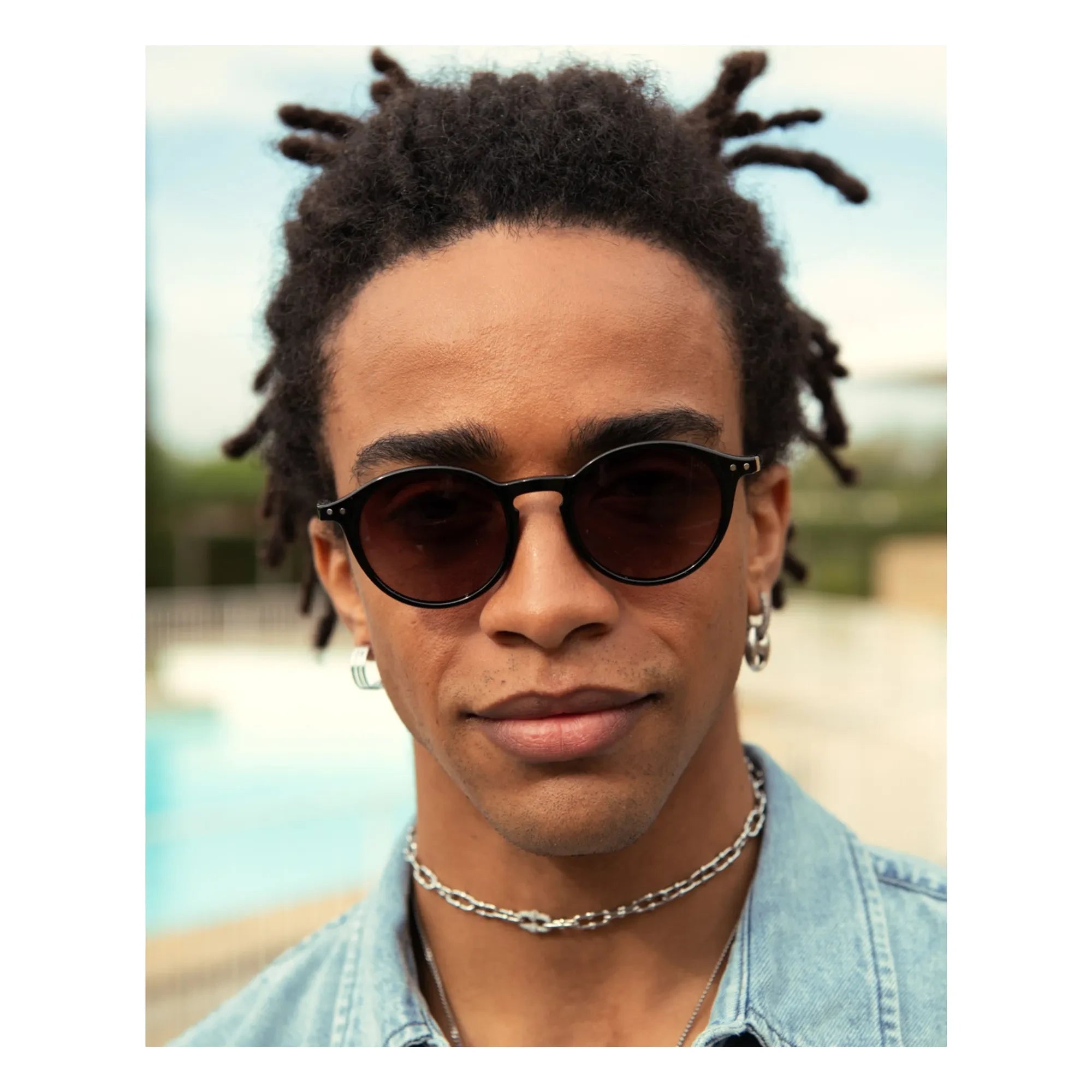 IZIPIZI - Polarized Sunglasses #D | Gloss black