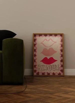 Studio Loco - "Kisses" Poster | Rosa