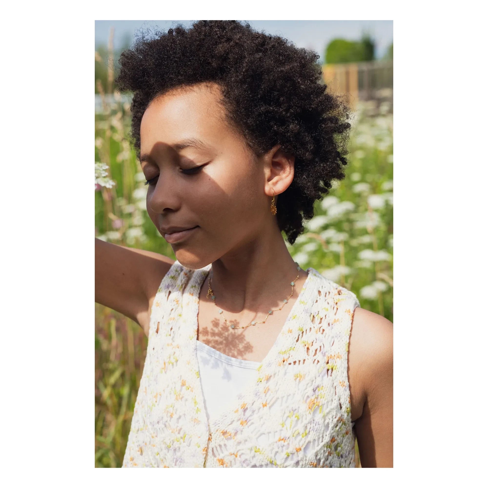 Adorabili - Stone Star Necklace | Gold