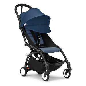 Stokke® - YOYO³ 6+ Bebek Arabası Siyah çerçeve | Air France Mavisi