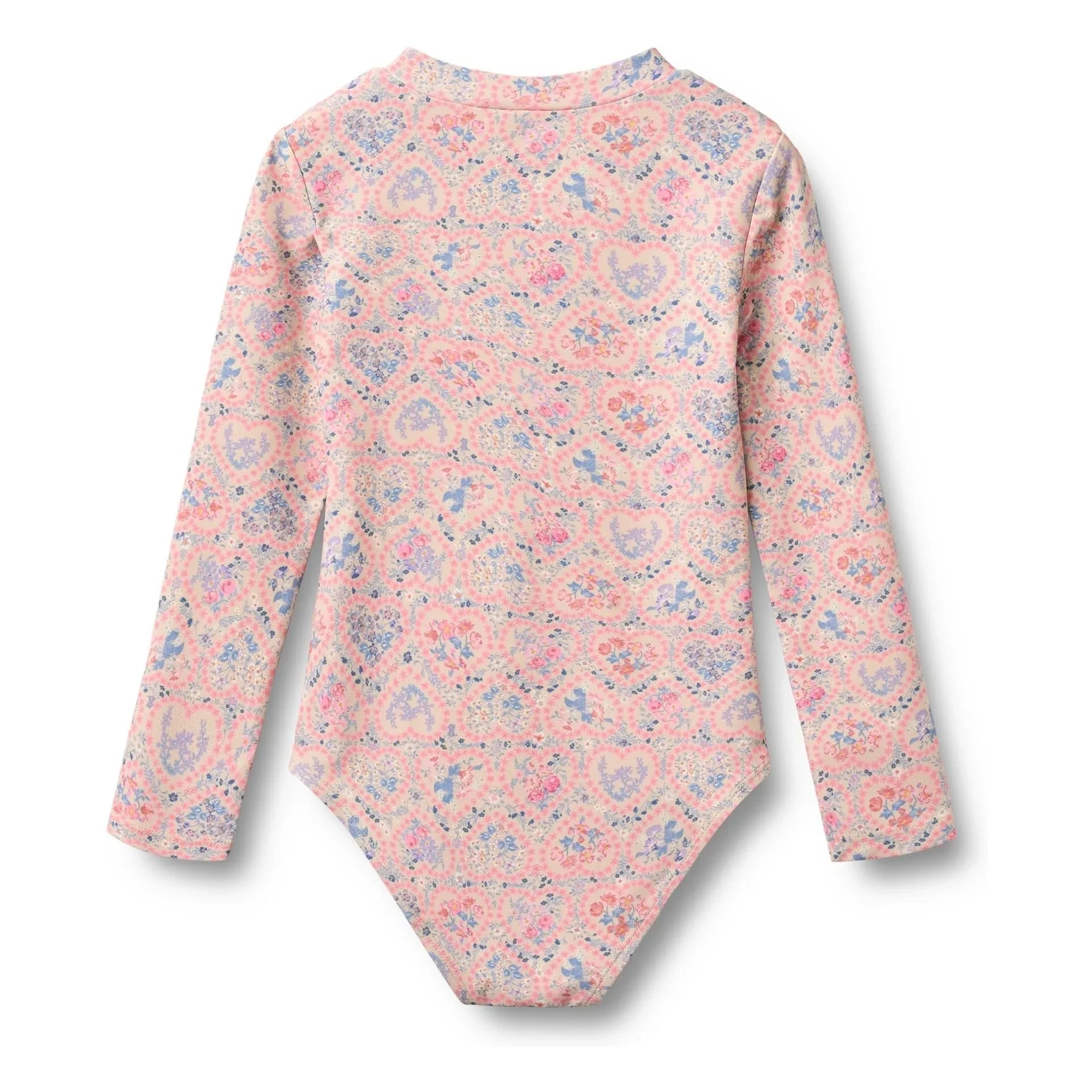 Wheat - Margot Fleuri Recycled Fiber UV Protection Swimsuit | Light Pink