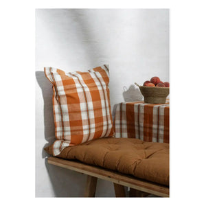 Madame Stoltz - Cotton Pinstripe Carpet | Caramel