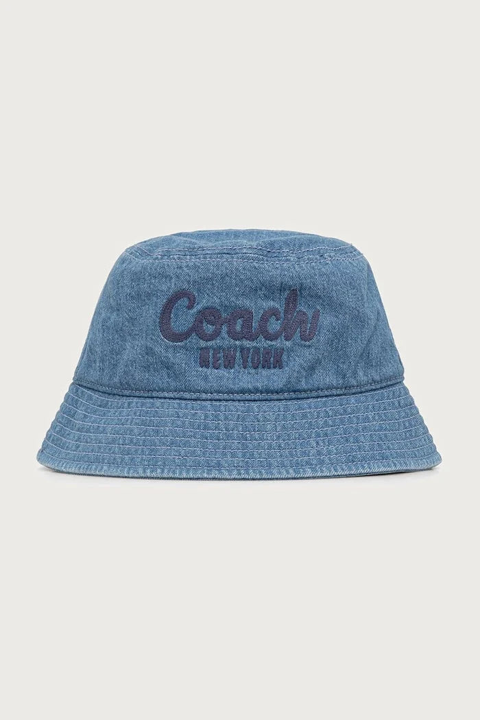 Coach denim kadın bucket şapka
