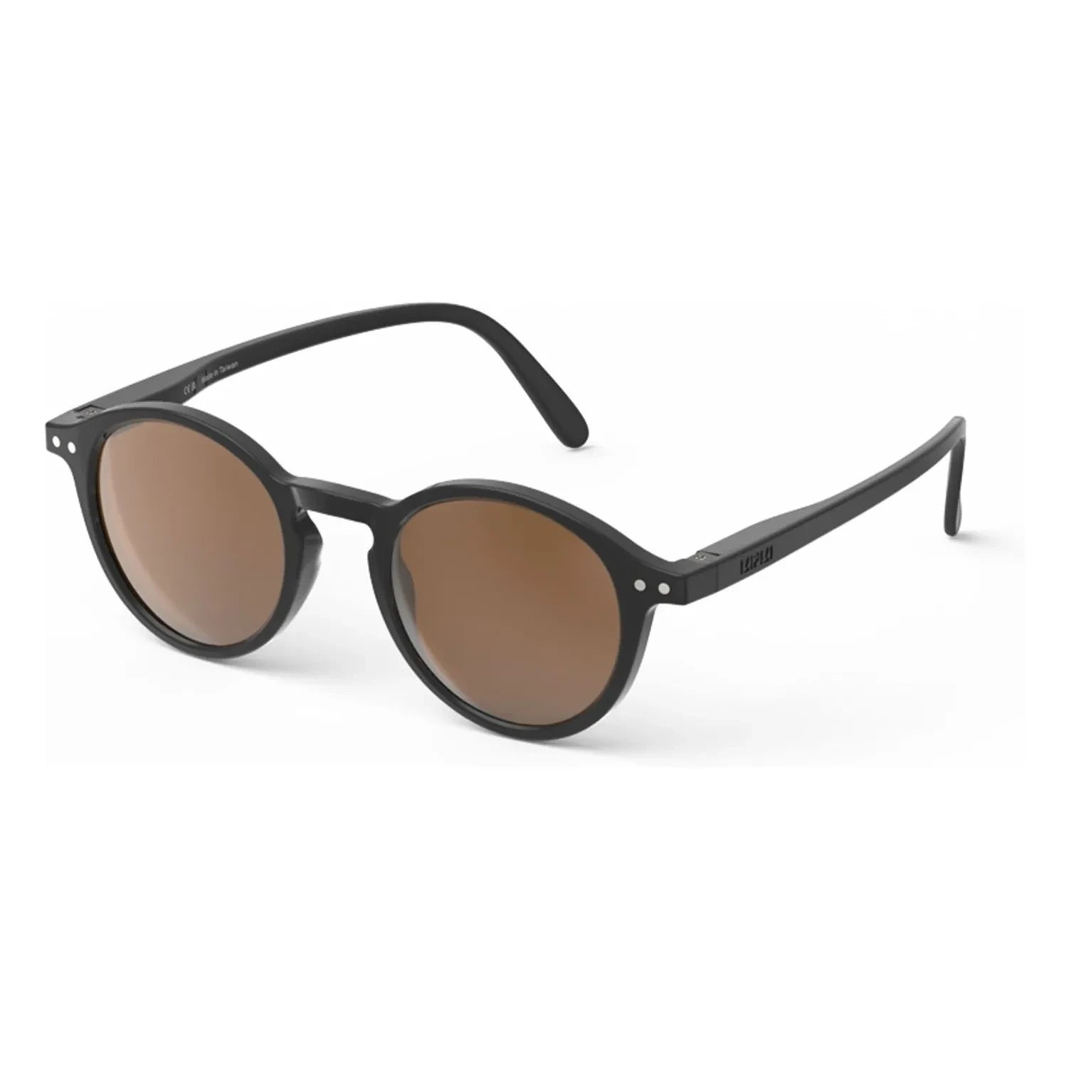 IZIPIZI - Sonnenbrille #D Junior | Glänzend Schwarz