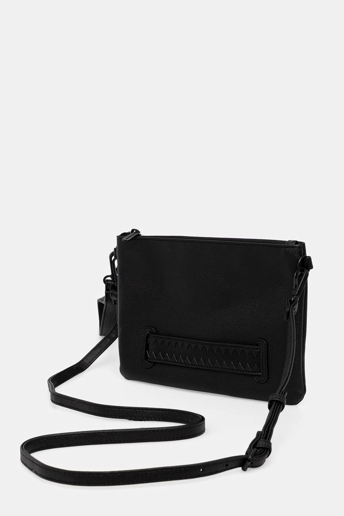 Sprayground - Black Faux Leather Shoulder Bag 910B9044NSZ