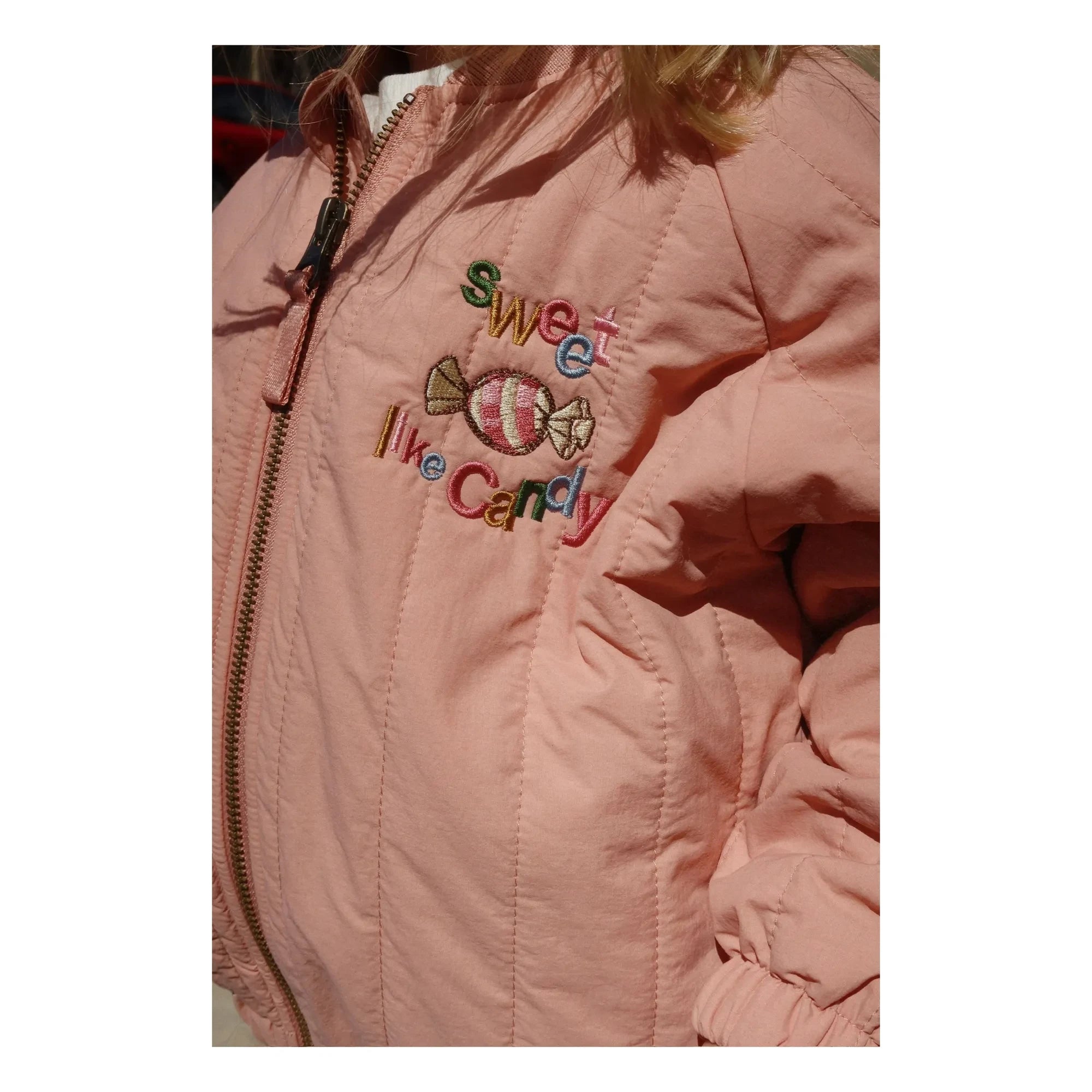 Konges Sløjd - Juno Sweet Candy Bomber Ceket | Pembe