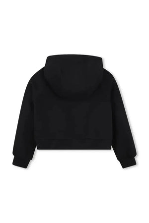 Çocuklar için fermuarlı ve kapüşonlu sweatshirt