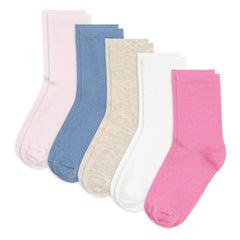 Petit Bateau - 5 Pairs of Plain Socks | Pink