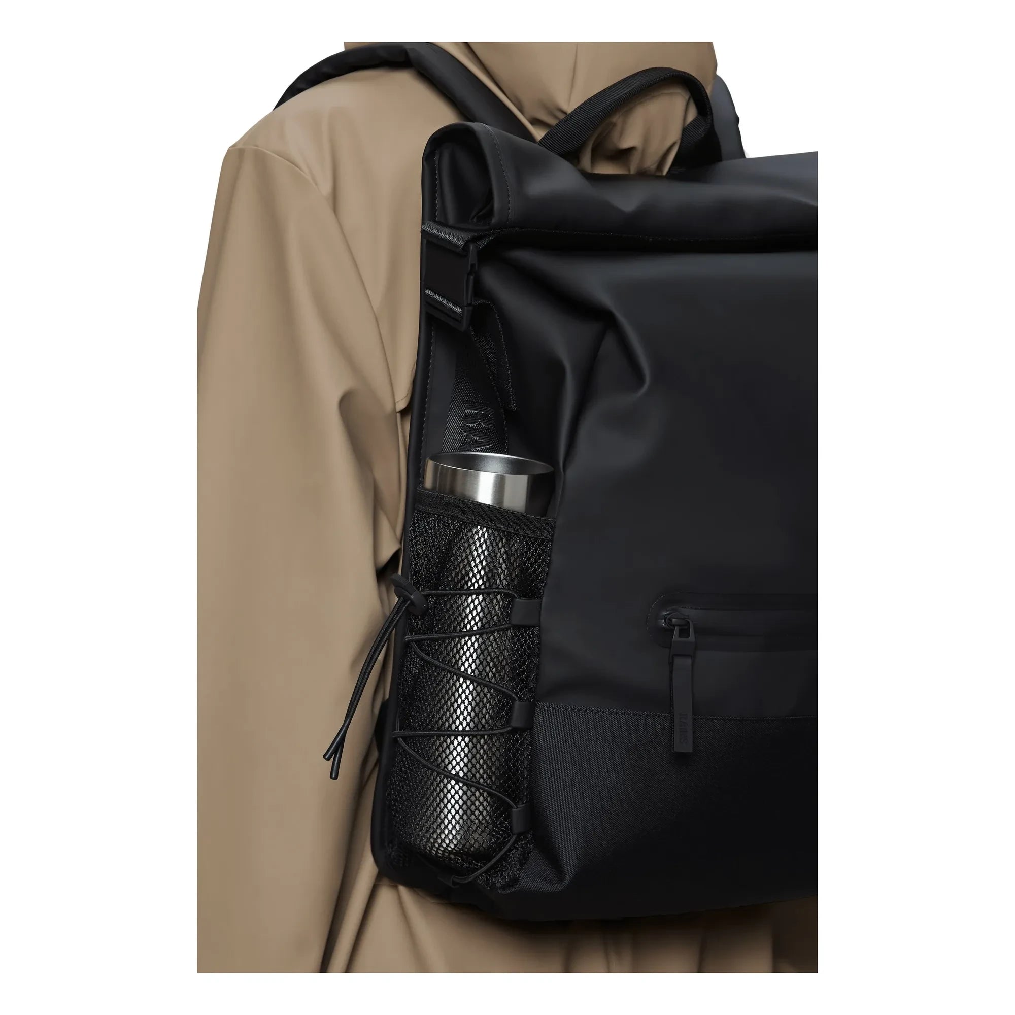 Rains - Trail Rolltop W3 çanta | Siyah