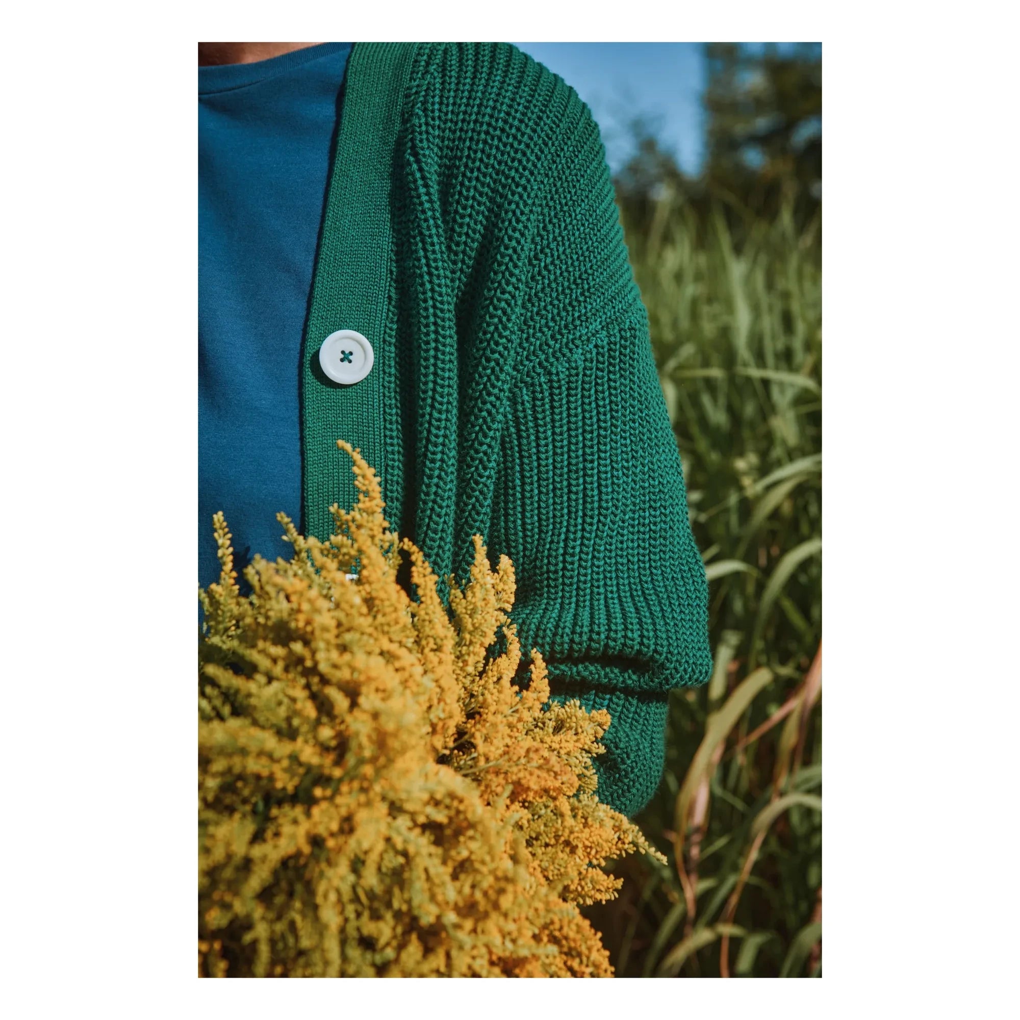 Poudre Organic - Cardigan Mate | Yeşil