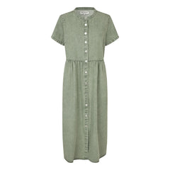Lollys Laundry - Aliya Baumwollkleid | Khaki