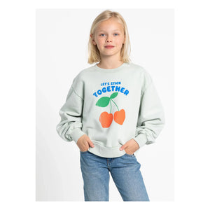 Hundred Pieces - Alba Bio-Baumwoll-Sweatshirt | Celadon