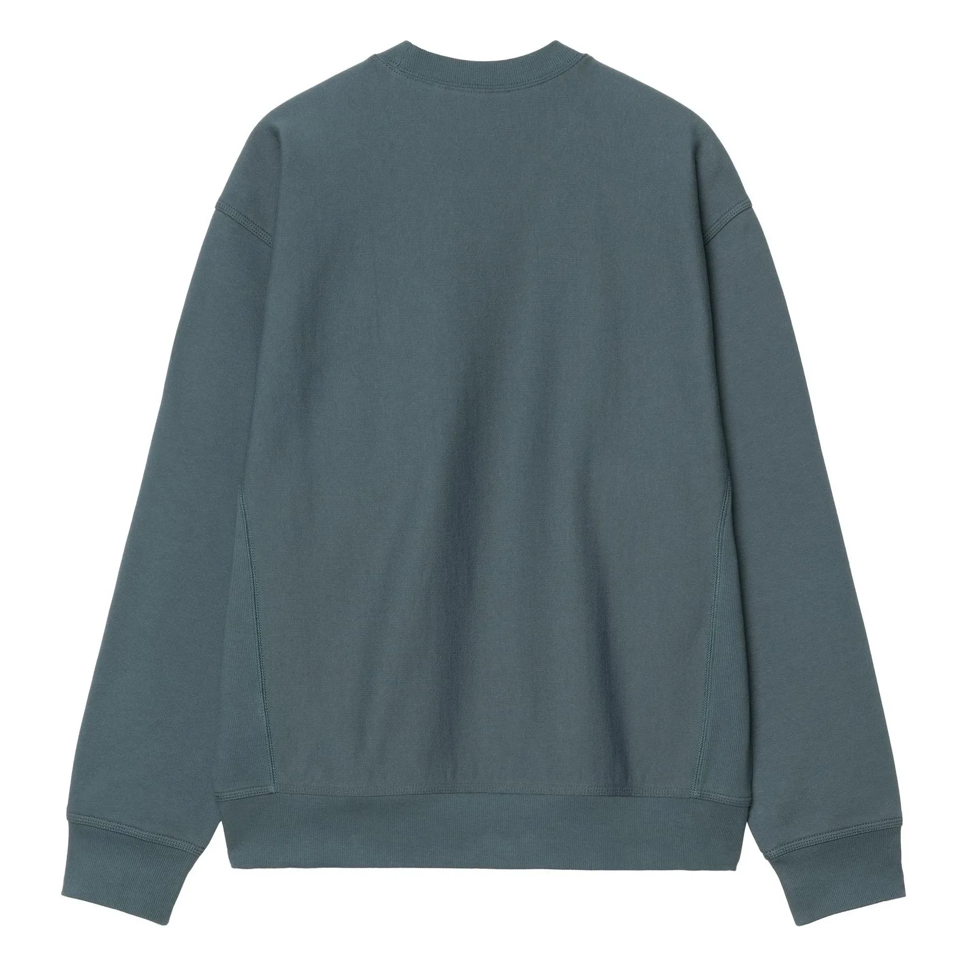 Carhartt WIP - American Script Sweatshirt | Blau Grün
