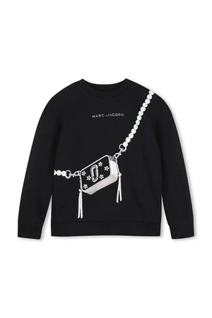 Çocuklar için pamuklu kapüşonlu sweatshirt