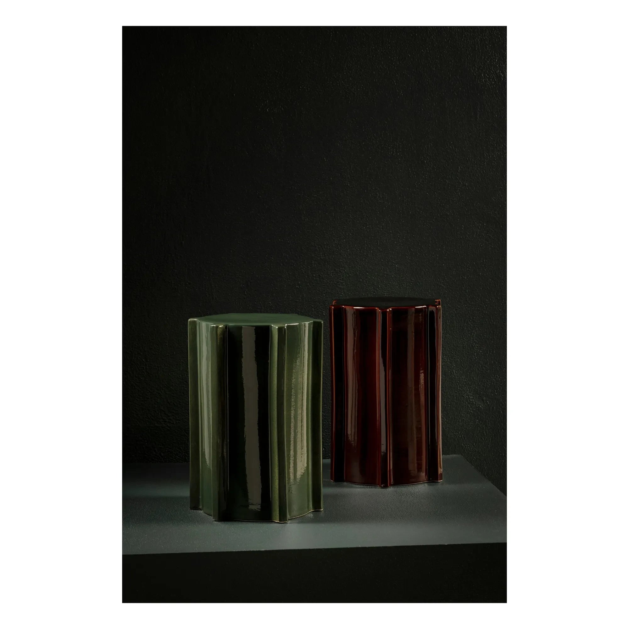 Serax - Pawn stoneware yan sehpa, Marie Michielssen | Kırmızı