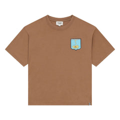 Finger in the nose - Taylor organik pamuklu T-shirt | Buzlu kahverengi