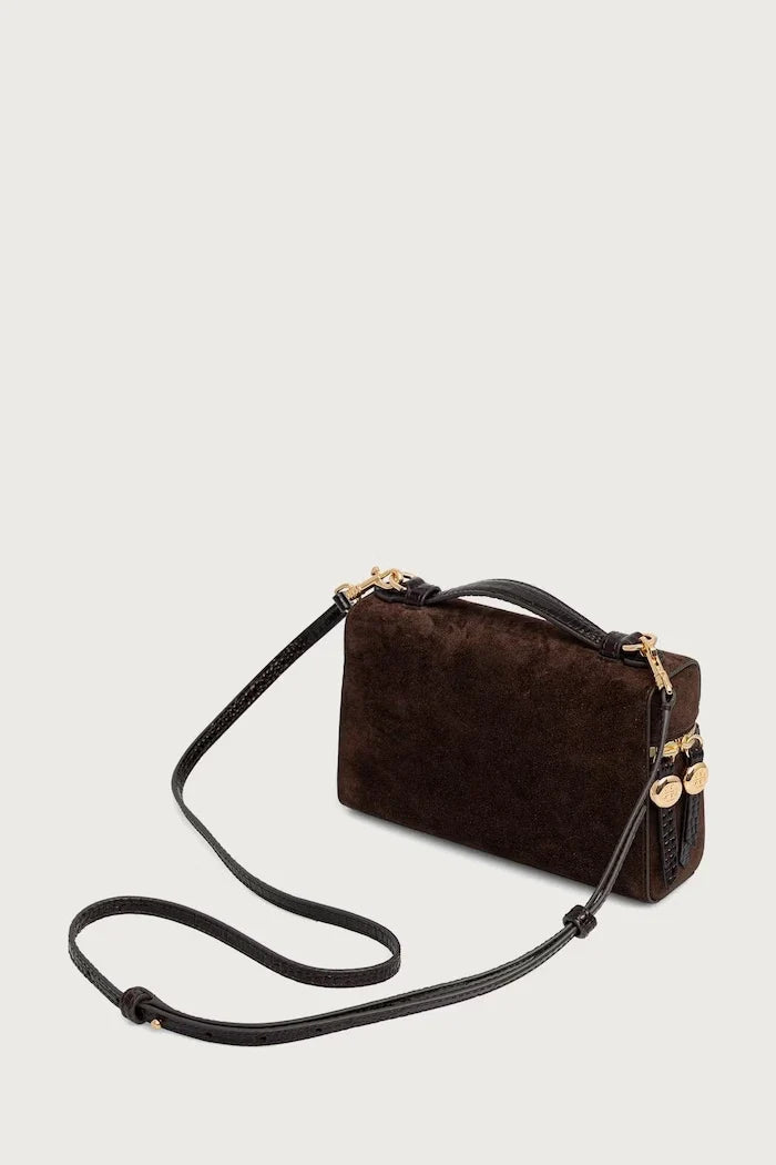 Tory Burch Kadın Süet Crossbody Çanta Romy