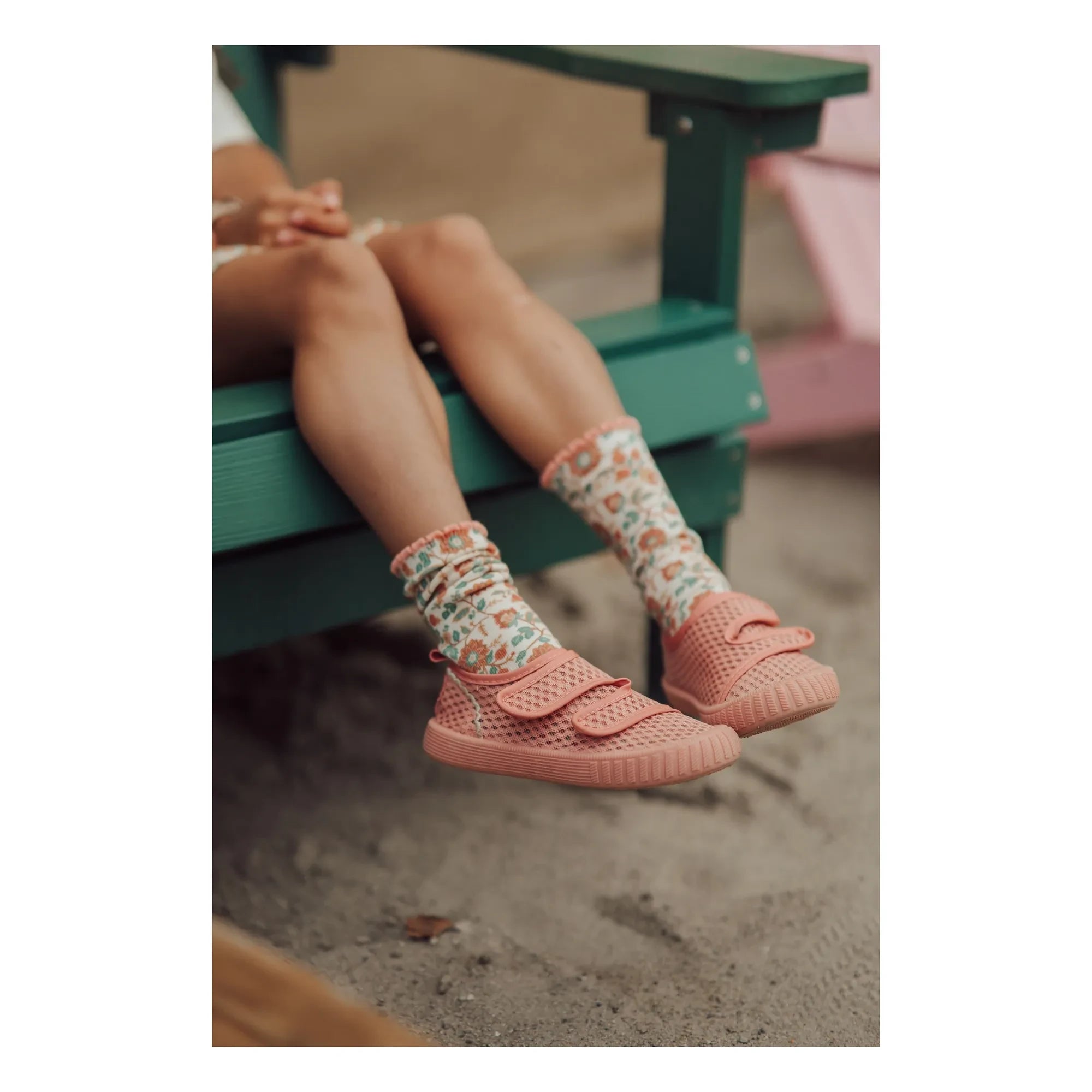Grech & Co - Scratch Play Recycled Fiber Sneakers | Pink