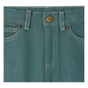 Bonpoint - Elvio Denim Bermuda-Shorts aus Bio-Baumwolle | Smaragdgrün