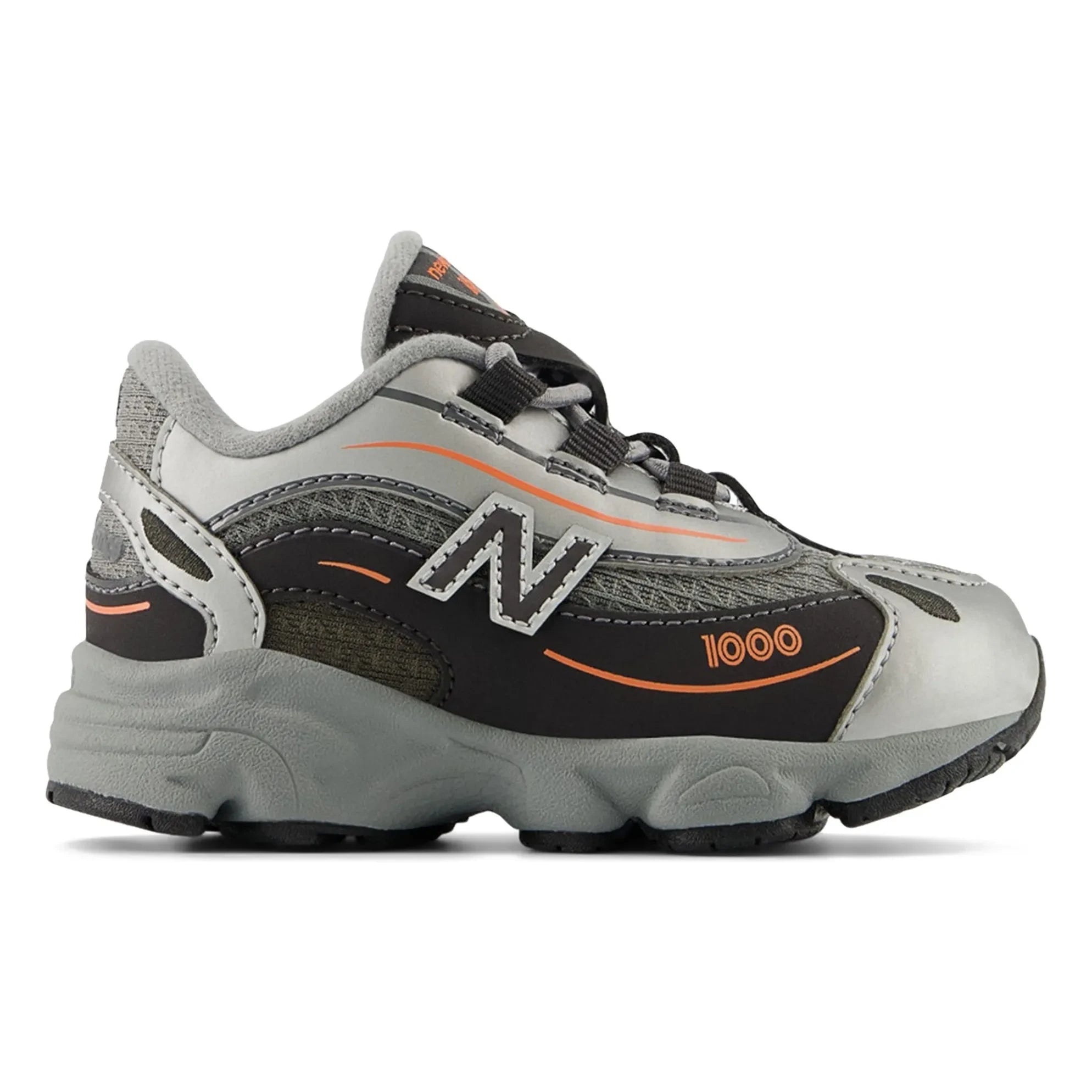 New Balance – Elastische Schnürsneaker 1000 | Neonorange