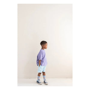 Jenest - Oversize T-shirt Ben En Route Organik pamuk | Mor