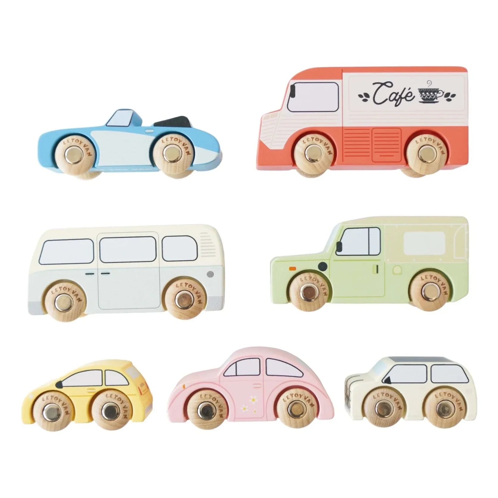 Le Toy Van - Vintage Arabalar - 7'li Set