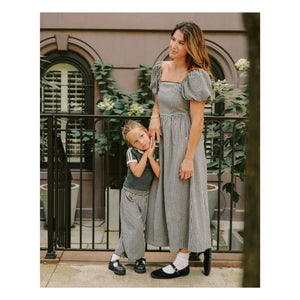 Rylee + Cru - Vichy-Karo-Hose | Schwarz