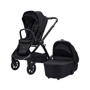 Bababing Raffi MKII Pushchair & Carrycot - Satin Black-Stroller Bundles-Satin Black- | Natural Baby Shower