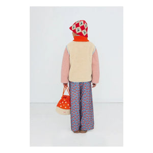 Tinycottons – Sherpa-Jacke im Color-Blocking-Stil | Rosa