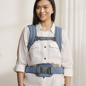 BabyBjorn Harmony Woven Melange - Blue-Baby Carriers-Blue-One Size | Natural Baby Shower