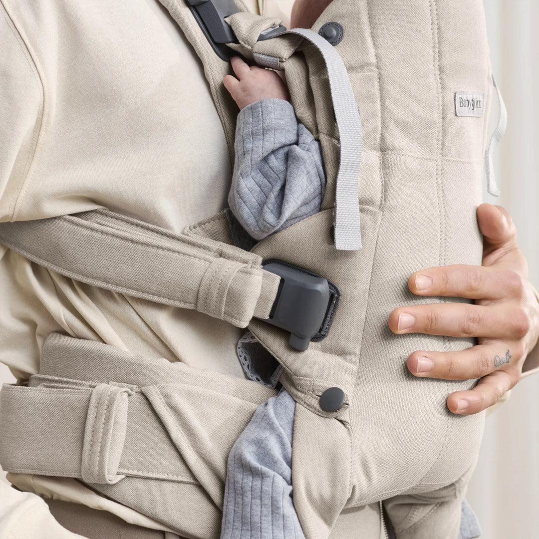 BabyBjorn Harmony Woven Melange - Light Beige-Baby Carriers-Light Beige-One Size | Natural Baby Shower
