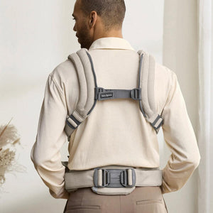 BabyBjorn Harmony Woven Melange - Light Beige-Baby Carriers-Light Beige-One Size | Natural Baby Shower