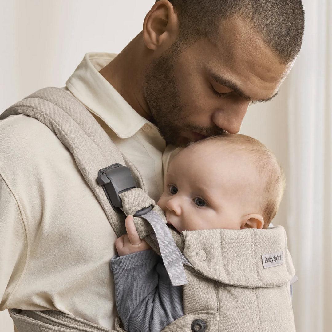BabyBjorn Harmony Woven Melange - Light Beige-Baby Carriers-Light Beige-One Size | Natural Baby Shower