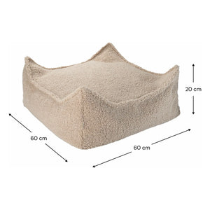 Wigiwama - Teddy Ottoman | Bej