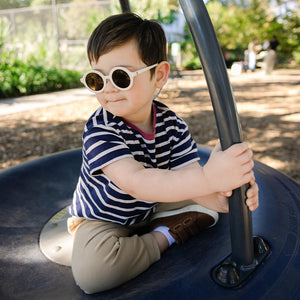 Babiators Original Euro Round Sunglasses - Sweet Cream-Sunglasses-Sweet Cream-0-2y (Junior) | Natural Baby Shower