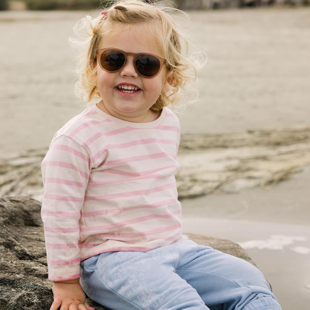 Babiators Original Keyhole Sunglasses - Cocoa Cloud-Sunglasses-Cocoa Cloud-0-2y | Natural Baby Shower