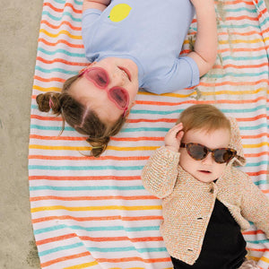 Babiators Original Mirrored Heart Sunglasses - Fuchsia Haze-Sunglasses-Fuchsia Haze-0-2y | Natural Baby Shower
