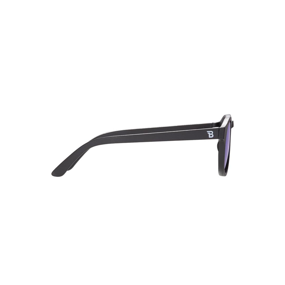 Babiators Polarised Keyhole Sunglasses - Jet Black-Sunglasses-Jet Black-0-2y (Junior) | Natural Baby Shower