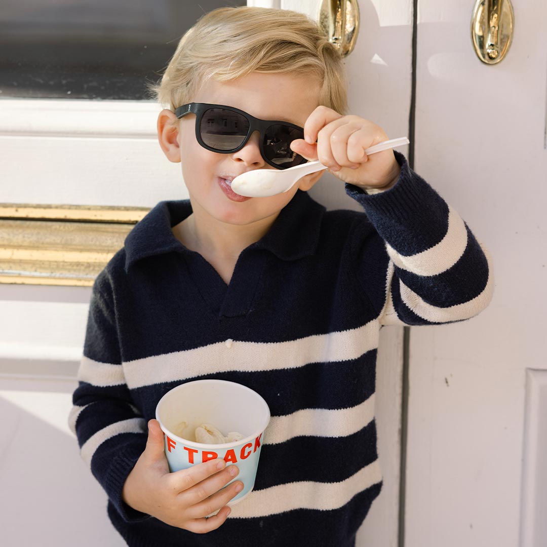 Babiators Original Navigator Sunglasses - Jet Black-Sunglasses-Jet Black-0-2y (Junior) | Natural Baby Shower