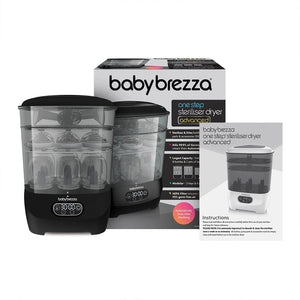Baby Brezza Steriliser Dryer Advanced - Black-Sterilisers-Black- | Natural Baby Shower