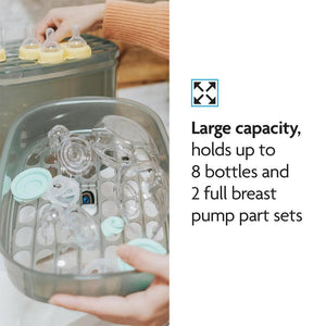 Baby Brezza Steriliser Dryer Advanced - Black-Sterilisers-Black- | Natural Baby Shower