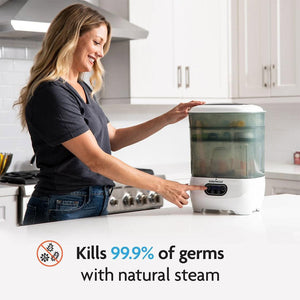 Baby Brezza Steriliser Dryer Advanced - Black & White-Sterilisers-Black & White- | Natural Baby Shower