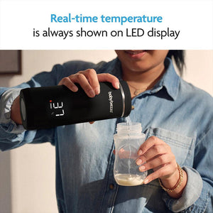 Baby Brezza Superfast Portable Bottle Warmer - Black-Bottle Warmers-Black- | Natural Baby Shower