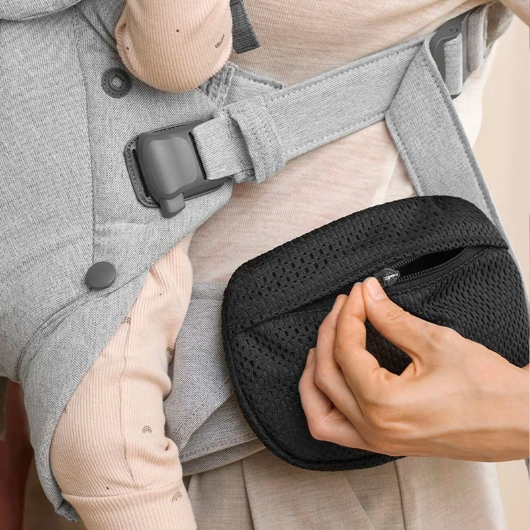 BabyBjörn Carrier Pouch Mesh - Black-Baby Carriers-Black-One Size | Natural Baby Shower