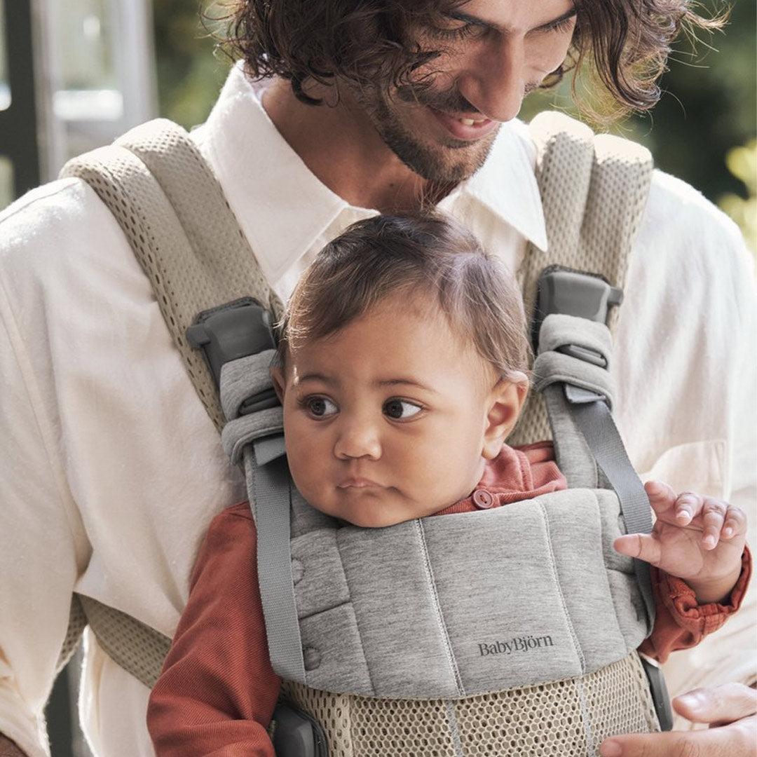 BabyBjorn Harmony 3D Mesh - Grey Beige-Baby Carriers-Grey Beige-One Size | Natural Baby Shower
