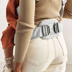 BabyBjorn Harmony 3D Mesh Baby Carrier - Silver-Baby Carriers- | Natural Baby Shower