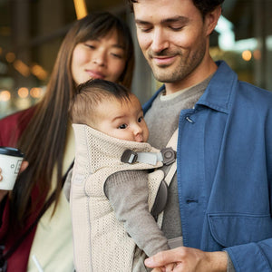 BabyBjörn Mini 3D Mesh Baby Carrier - Cream-Baby Carriers-Cream- | Natural Baby Shower
