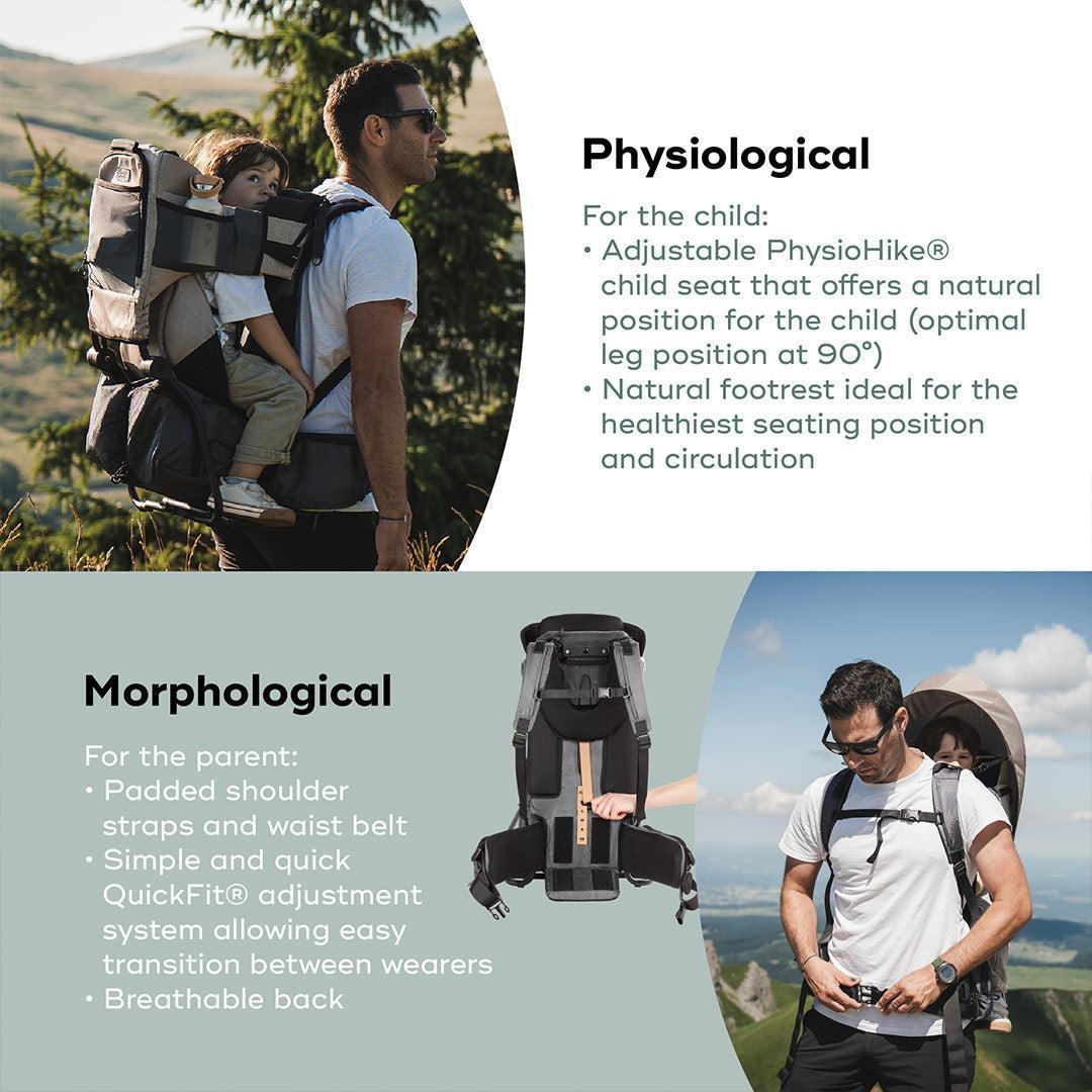 Babymoov Moov & Hike Baby Carrier & Raincover Bundle Set - Dune-Baby Carriers-Dune- | Natural Baby Shower